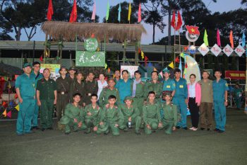 Đảng uỷ – HĐND – UBND – UBMTTQVN phường thăm và chúc tết các lực lượng vũ trang nhân dịp xuân Đinh Dậu 2017