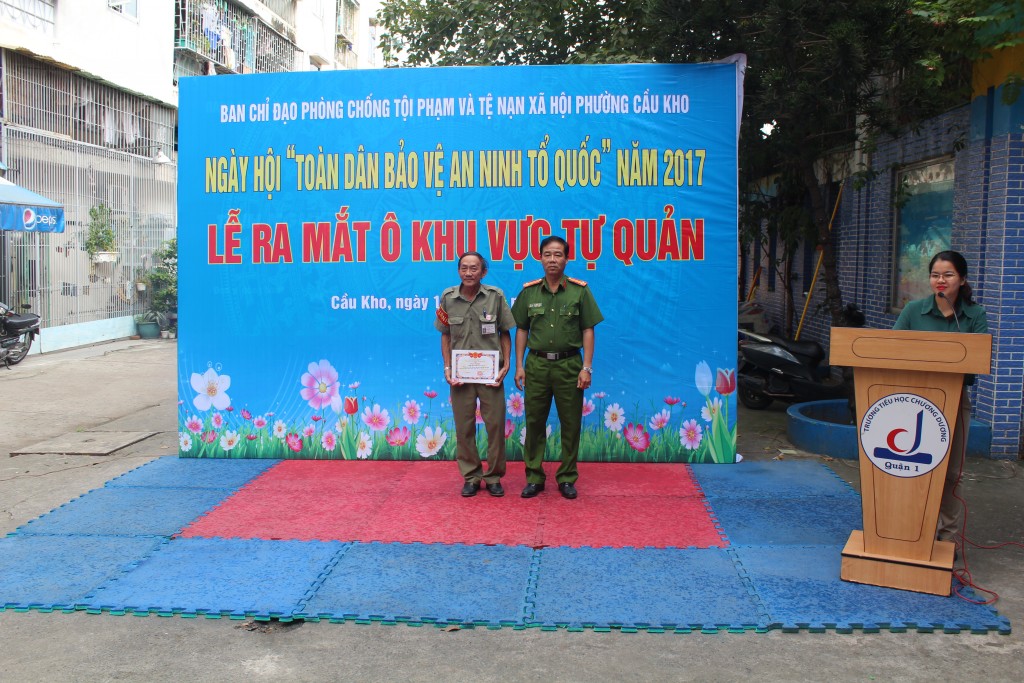 Tổ chức Ngày hội Toàn dân bảo vệ an ninh Tổ quốc năm 2017 – Ra mắt ô khu vực tự quản